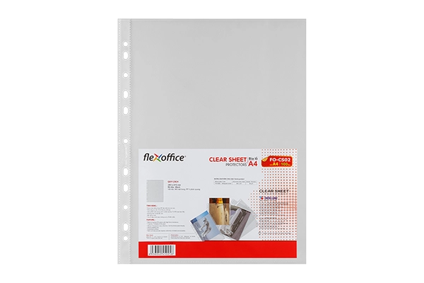 Flexoffice A4 Clear Sheet Protector
